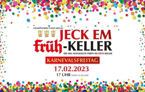 Bild Jeck em FRÜH Keller - Karnevalsfreitag